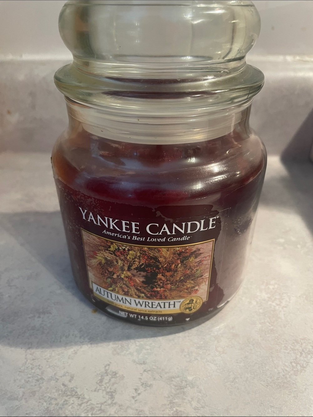 Yankee Candle Autumn Wreath Scented Jar Candle